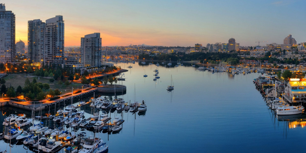 Vancouver city skyline