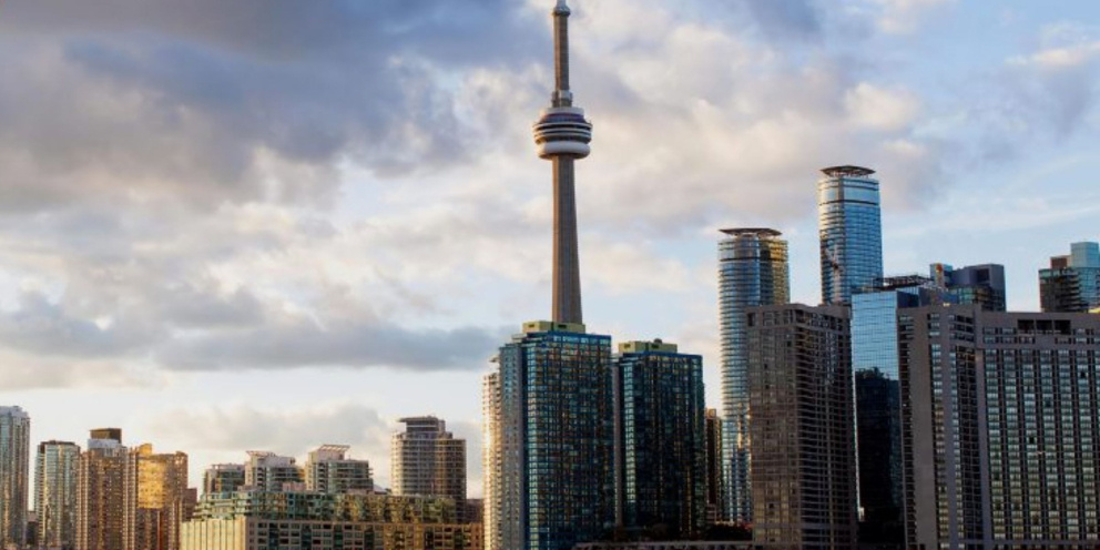 Toronto city skyline