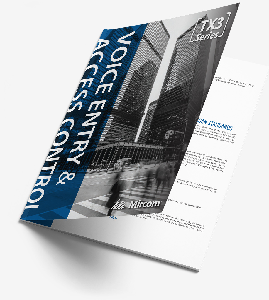 TX3 - Voice Entry & Access Control - English