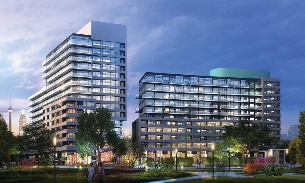 Exterior concept of a building complex