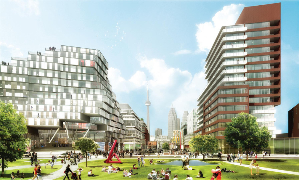 Exterior concept of a building complex
